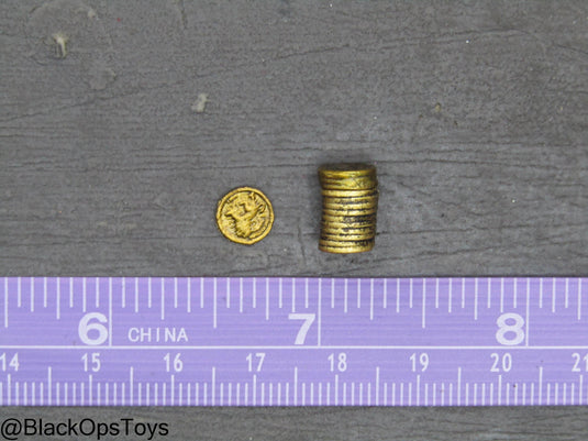 John Wick Chapter 4 - Stack of Gold Like Coins w/Single Coin