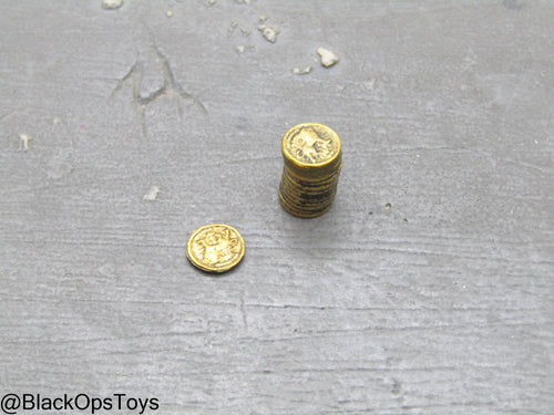 John Wick Chapter 4 - Stack of Gold Like Coins w/Single Coin