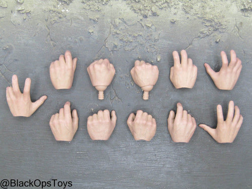 John Wick Chapter 4 - Male Hand Set (x11) w/Left Hands Missing Ring Finger