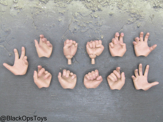 John Wick Chapter 4 - Male Hand Set (x11) w/Left Hands Missing Ring Finger