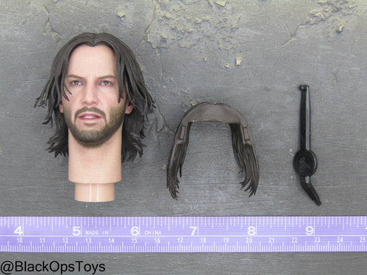 John Wick Chapter 4 - Male Headsculpt w/PERS & Swappable Hair
