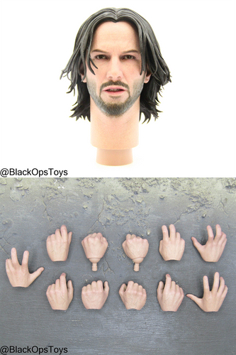 John Wick Chapter 4 - Male Headsculpt w/Hand Set (x11)