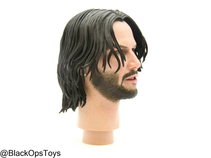Load image into Gallery viewer, John Wick Chapter 4 - Male Headsculpt w/PERS &amp; Swappable Hair

