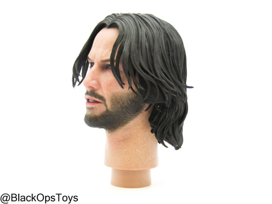 John Wick Chapter 4 - Male Headsculpt w/PERS & Swappable Hair