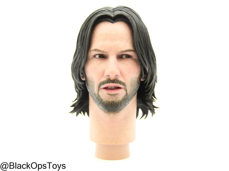 Load image into Gallery viewer, John Wick Chapter 4 - Male Headsculpt w/PERS &amp; Swappable Hair
