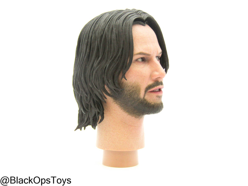 Load image into Gallery viewer, John Wick Chapter 4 - Male Headsculpt w/PERS &amp; Swappable Hair
