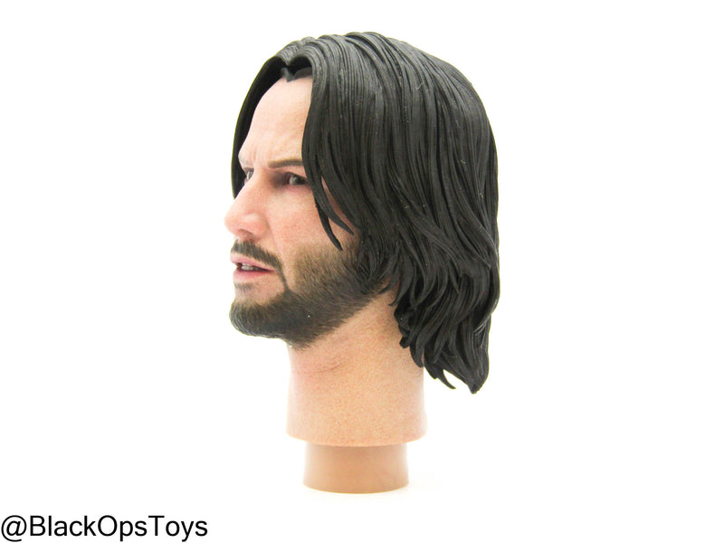 Load image into Gallery viewer, John Wick Chapter 4 - Male Headsculpt w/PERS &amp; Swappable Hair
