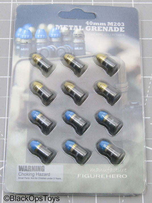 Metal 40mm Grenade Rounds