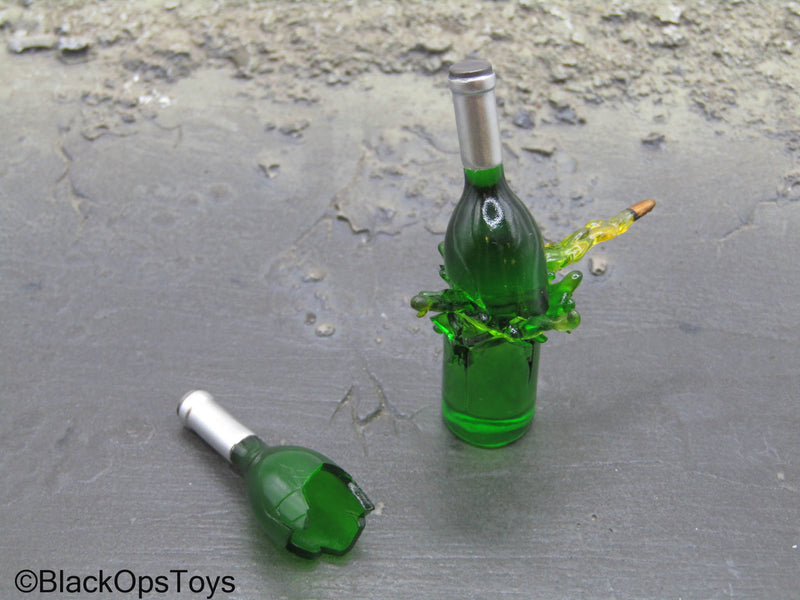 Load image into Gallery viewer, Gangsters Kingdom - Derrick - Green Broken Wine Bottle
