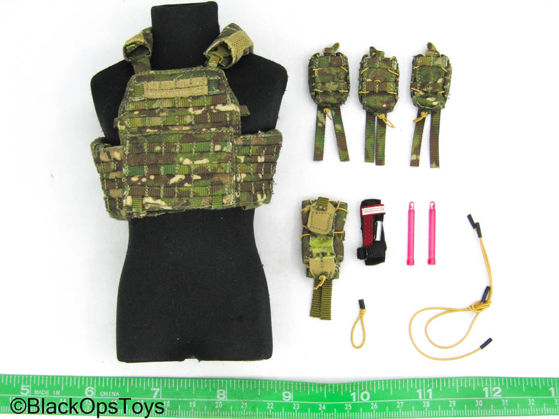 Load image into Gallery viewer, Mobile Task Force Alpha-9 - Multicam MOLLE Vest Set
