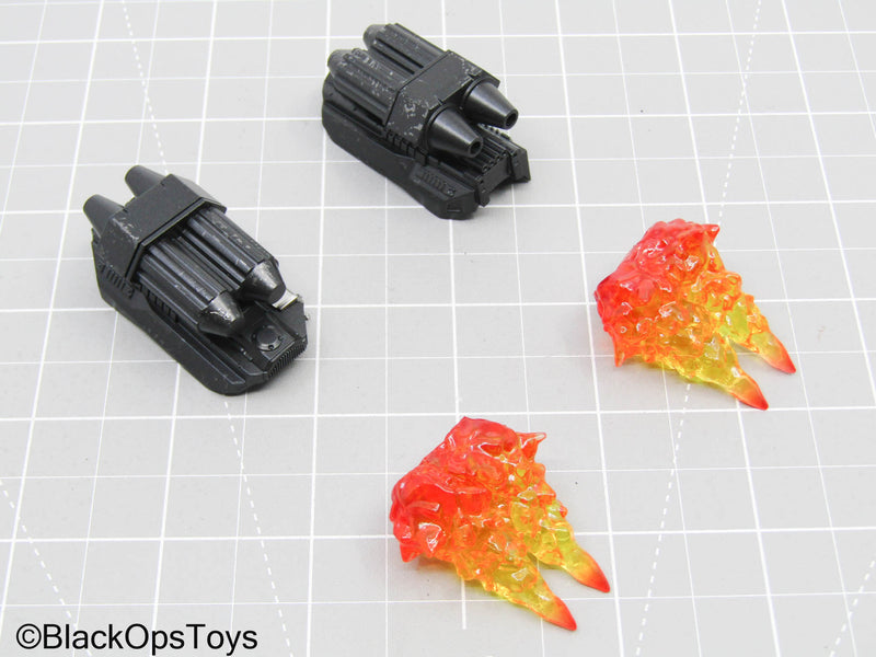 Load image into Gallery viewer, War Machine Arm Gauntlets w/Fire Effect Accessories (Hot Toys)
