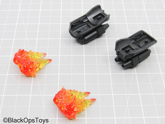 War Machine Arm Gauntlets w/Fire Effect Accessories (Hot Toys)