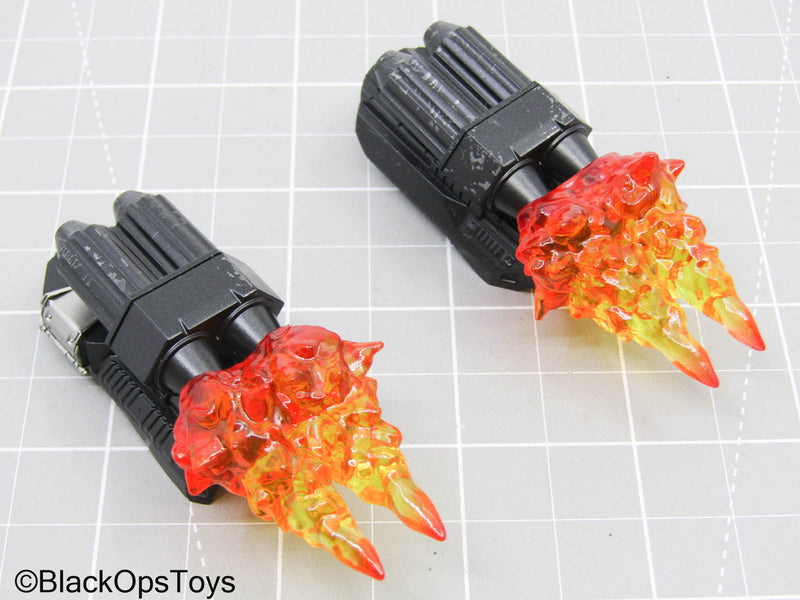 Load image into Gallery viewer, War Machine Arm Gauntlets w/Fire Effect Accessories (Hot Toys)
