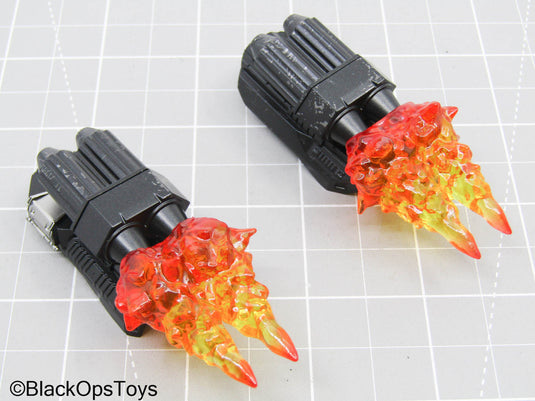 War Machine Arm Gauntlets w/Fire Effect Accessories (Hot Toys)