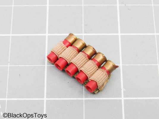 Red Shotgun Rounds w/Shell Holder