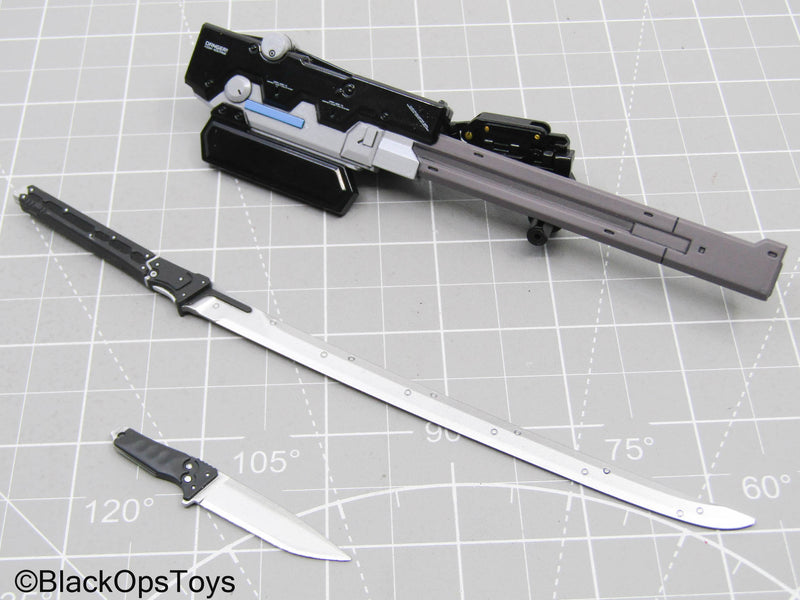 Load image into Gallery viewer, Metal Gear - Raiden - High-Frequency Blade w/Sheath (Hot Toys)
