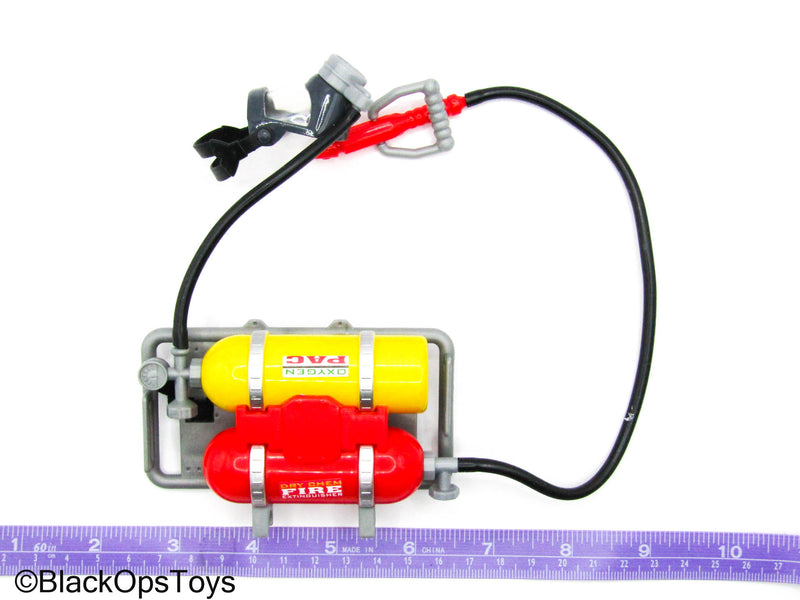 Load image into Gallery viewer, Fire Fighter - Oxygen Mask w/Tank &amp; Fire Extinguisher
