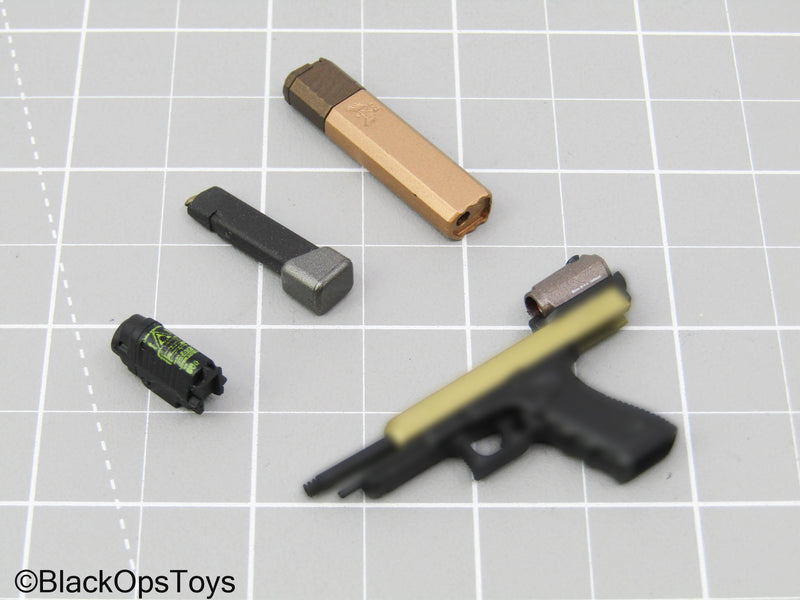 Load image into Gallery viewer, Pistol w/Suppressor, Tac Light, &amp; Red Scope
