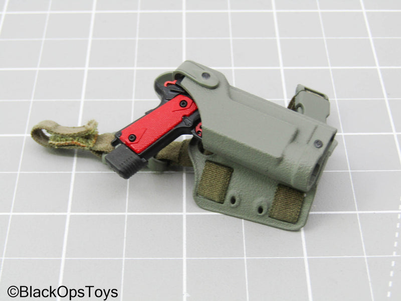 Load image into Gallery viewer, M1911 Pistol w/Drop Leg Holster (Easy &amp; Simple)
