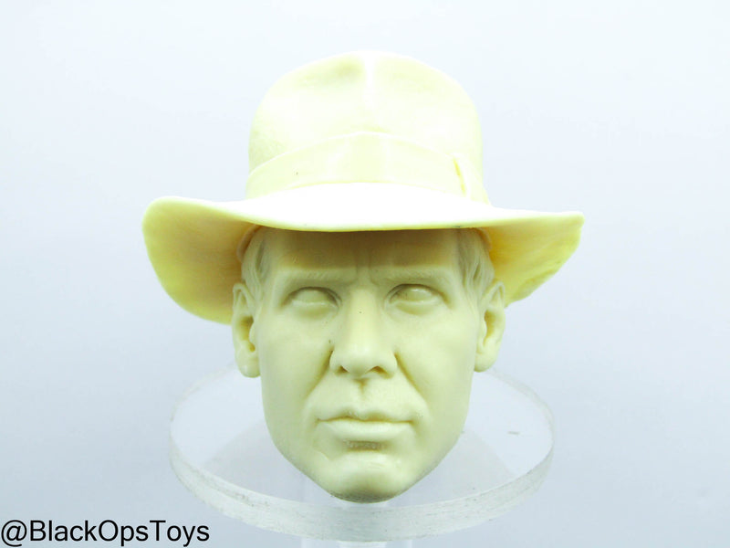 Load image into Gallery viewer, Indiana Jones - Custom Unpainted Male Headsculpt w/Fedora
