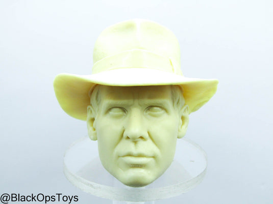 Indiana Jones - Custom Unpainted Male Headsculpt w/Fedora