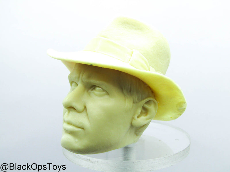 Load image into Gallery viewer, Indiana Jones - Custom Unpainted Male Headsculpt w/Fedora
