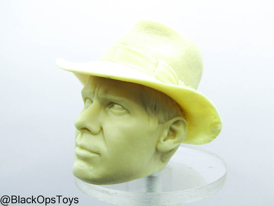 Indiana Jones - Custom Unpainted Male Headsculpt w/Fedora