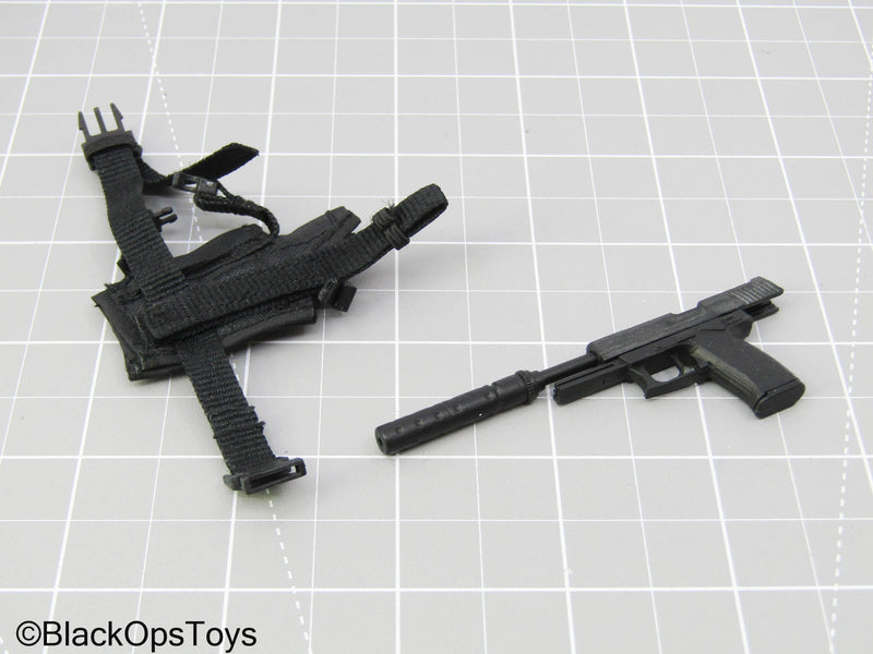 Load image into Gallery viewer, HK Socom Pistol w/Drop Leg Holster (Sideshow Collectibles)
