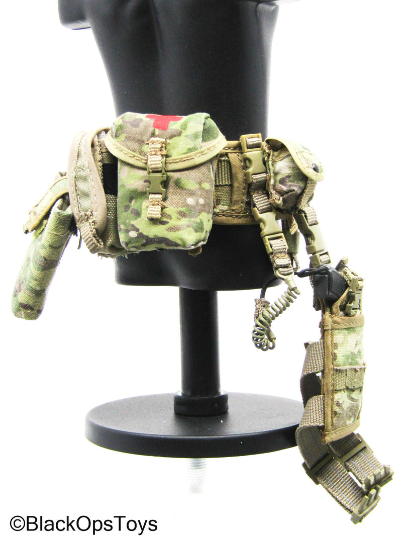 Load image into Gallery viewer, Multicam Camo Medic Belt w/Black Pistol
