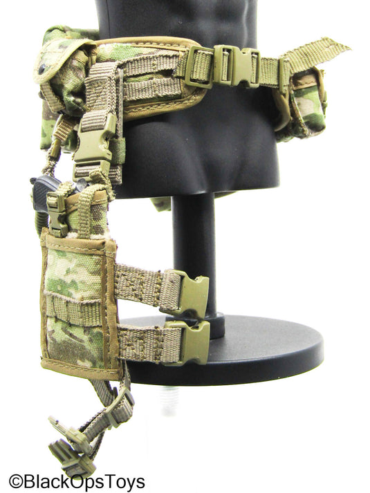 Multicam Camo Medic Belt w/Black Pistol