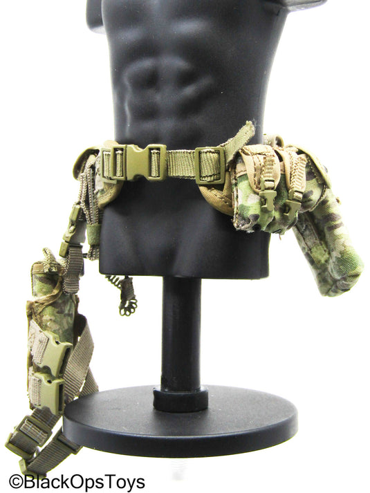 Multicam Camo Medic Belt w/Black Pistol