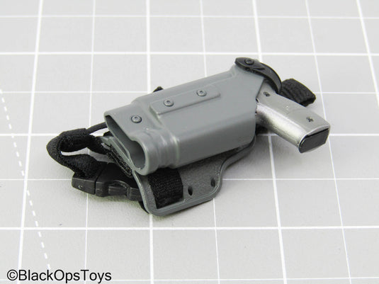 Pistol w/Left-Handed Drop Leg Holster (Easy & Simple)