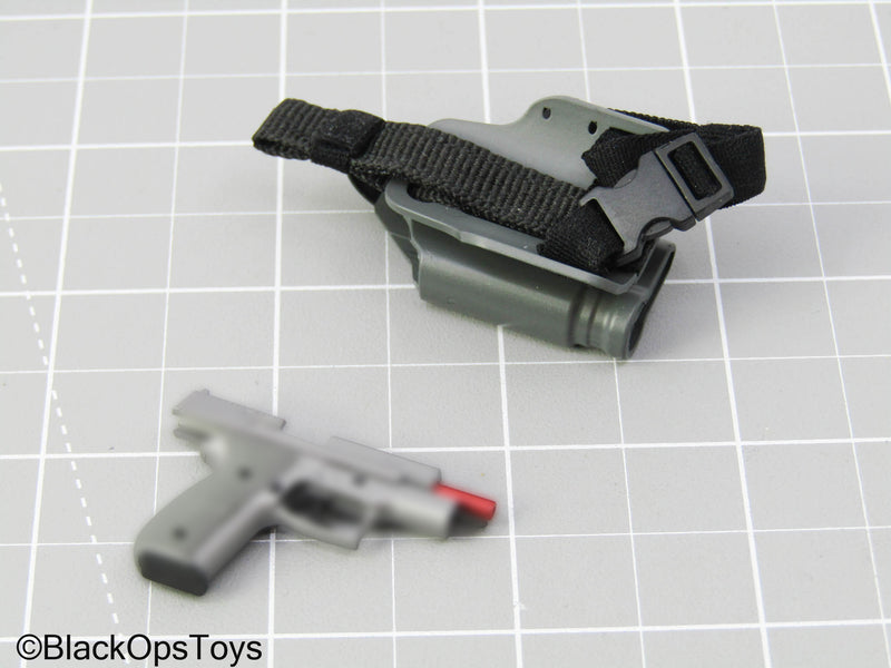 Load image into Gallery viewer, 9mm Pistol w/Left-Handed Drop Leg Holster (Easy &amp; Simple)
