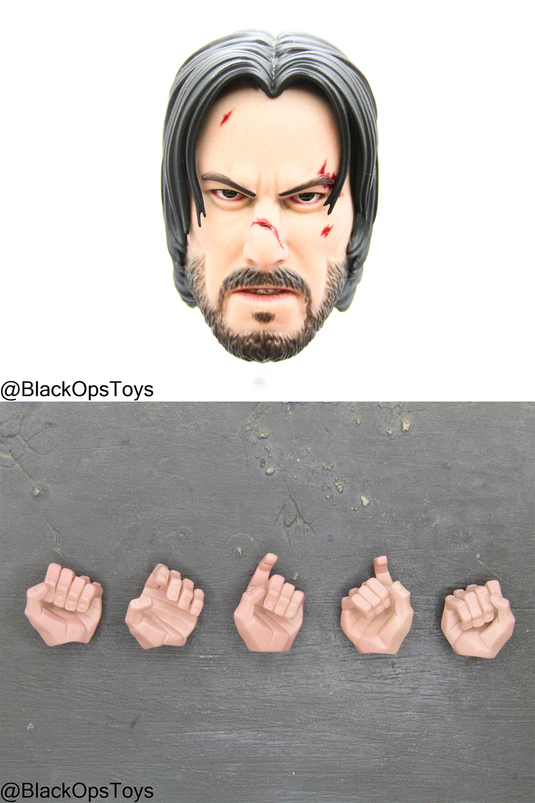 Gangsters Kingdom - Diamond 8 Joy - Clean & Bloodied Headsculpts w/Hand Set (x5)