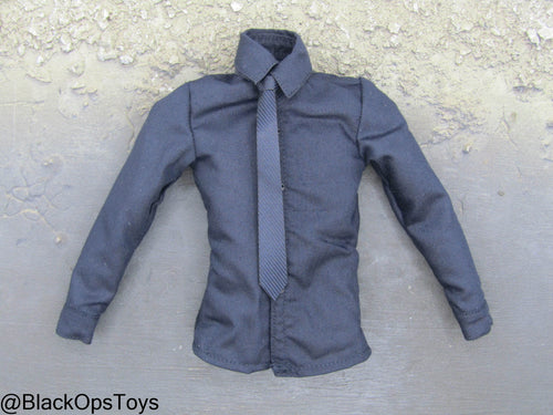 Gangsters Kingdom - Diamond 8 Joy - Blue Dress Shirt w/Tie