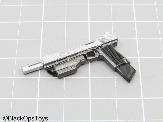 Modified Pistol w/Tac Light, & Suppressor (Hot Toys)