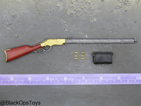 U.S. Civil War Union Army Lt. - John Dunbar - Metal M1860 Rifle w/Ammo Pouch