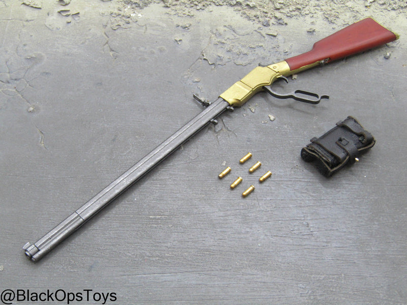 Load image into Gallery viewer, U.S. Civil War Union Army Lt. - John Dunbar - Metal M1860 Rifle w/Ammo Pouch
