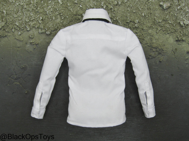 Load image into Gallery viewer, Poker Kingdom LTD - Nell - White Dress Shirt w/Red Tie
