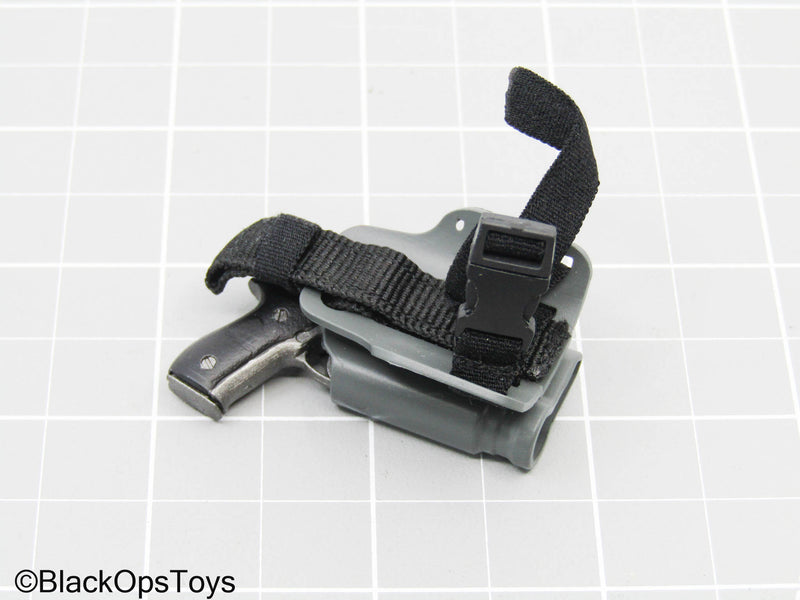 Load image into Gallery viewer, Sig Sauer Pistol w/Left-Handed Drop Leg Holster (Easy &amp; Simple)
