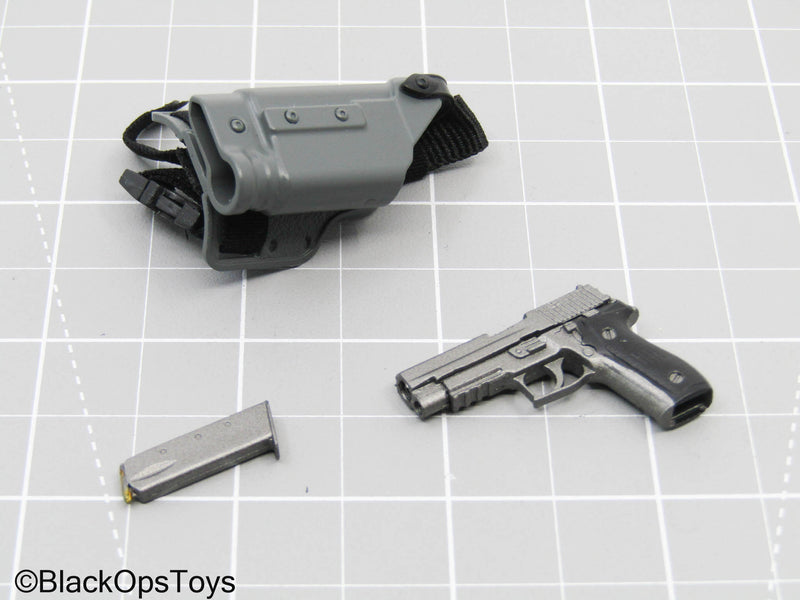 Load image into Gallery viewer, Sig Sauer Pistol w/Left-Handed Drop Leg Holster (Easy &amp; Simple)
