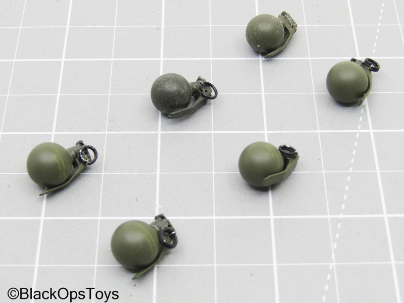 Load image into Gallery viewer, OD Green Frag Grenade Lot (x6)
