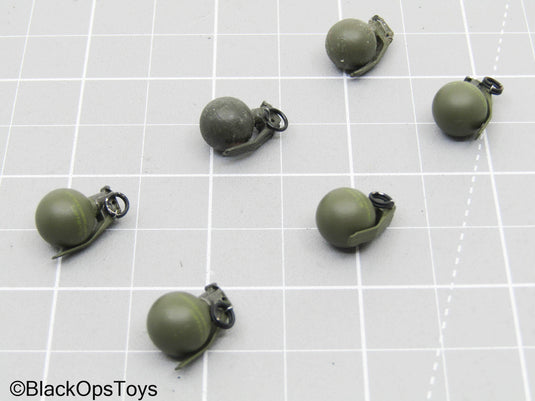 OD Green Frag Grenade Lot (x6)