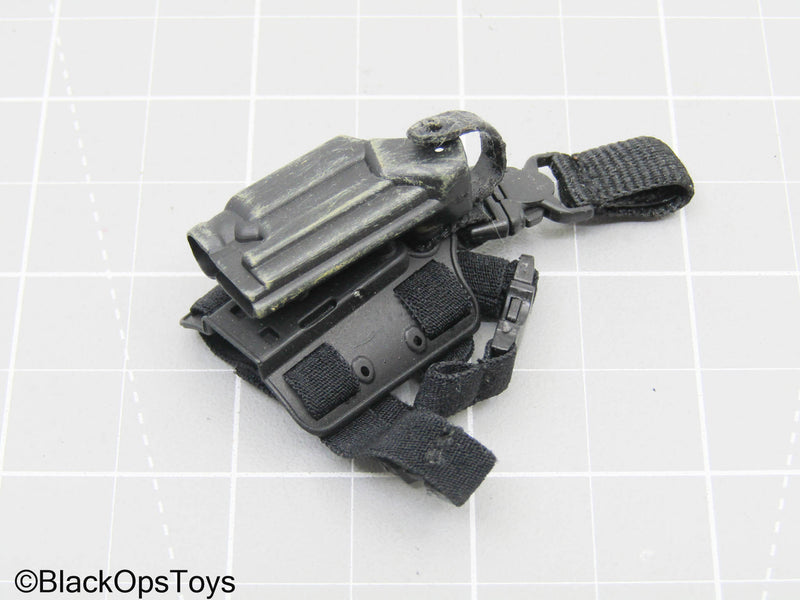 Load image into Gallery viewer, Black Left-Handed Drop Leg Holster
