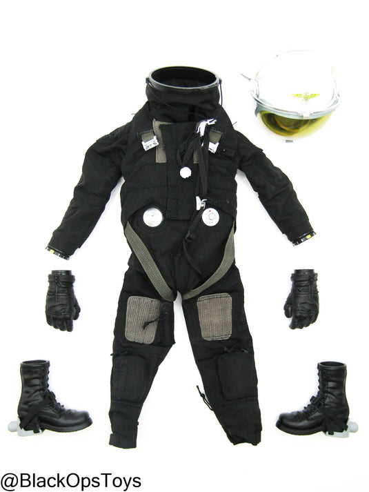 Hypersonic Jet Mission Test Pilot - Complete Pressure Suit Set w/Helmet