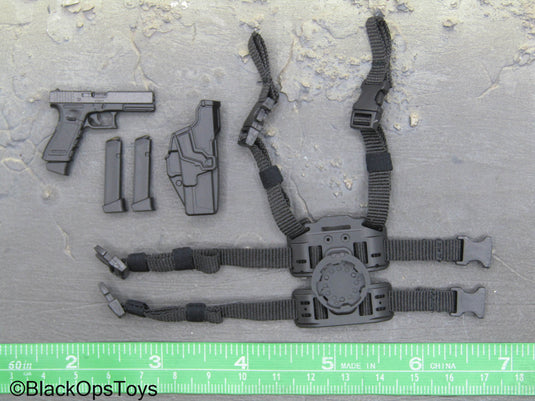 Dutch DS1 Riot Shield Version - 9mm Pistol w/Drop Leg Holster
