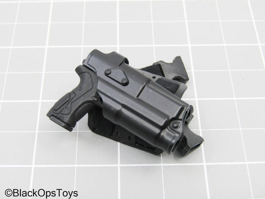Pistol w/Drop Leg Holster, & Tac Light (READ DESC)