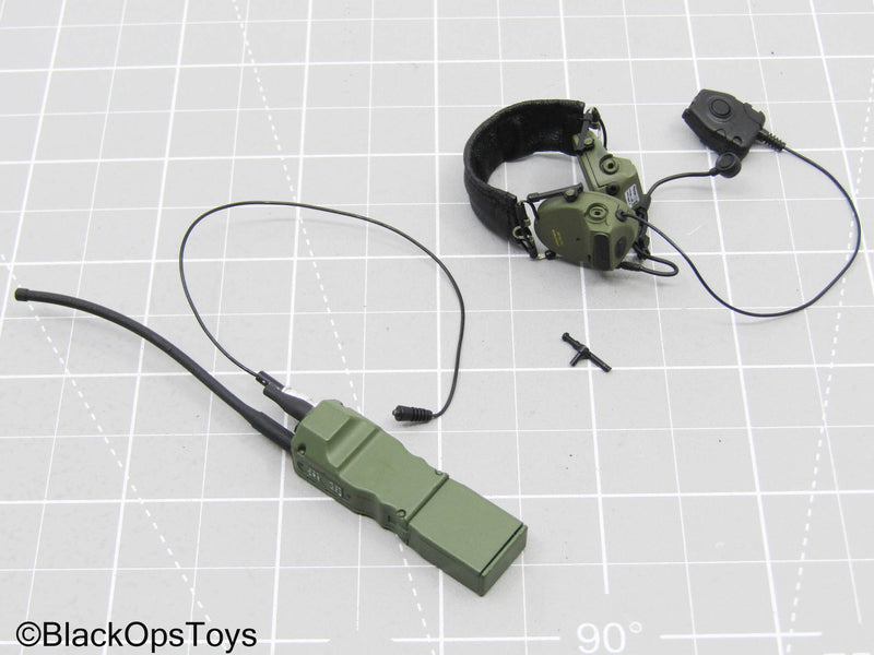 Load image into Gallery viewer, OD Green Radio &amp; Headset (READ DESC)
