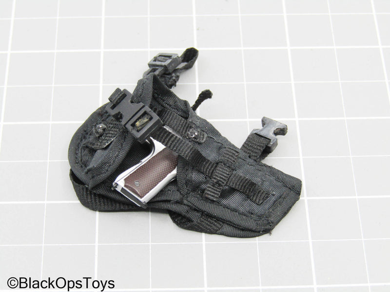 Load image into Gallery viewer, M1911 Pistol w/Drop Leg Holster, &amp; Mag Pouch
