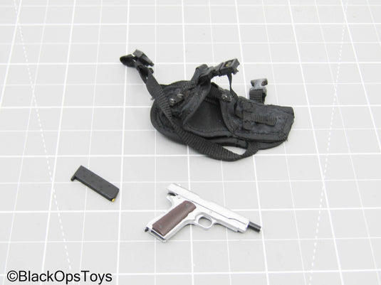 M1911 Pistol w/Drop Leg Holster, & Mag Pouch